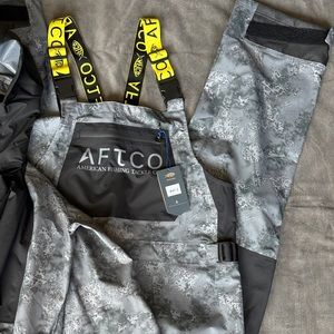AFTCO Barricade Bib Men’s L charcoal acid camo